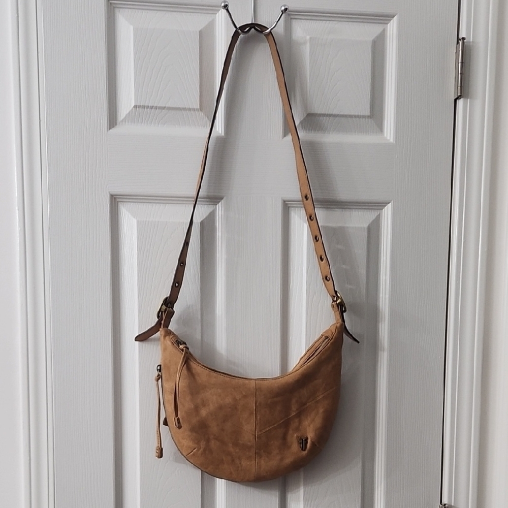 Brown Leather Frye Messenger Bag